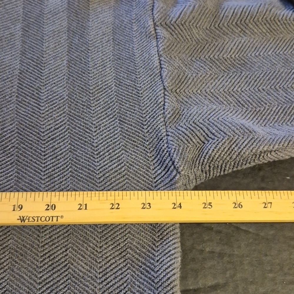 CHAPS Ralph Lauren Men's Gray Sweater Size XL 100% Cotton - Picture 6 of 10